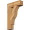 Ekena Millwork Funston Block Rough Sawn Bracket, Western Red Cedar, 6"W x 22"D x 34"H BKT06X22X34FST05RWR - alternate 1